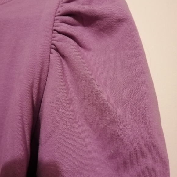 ZARA Sweatshirt in Purple - Picture 2 of 3